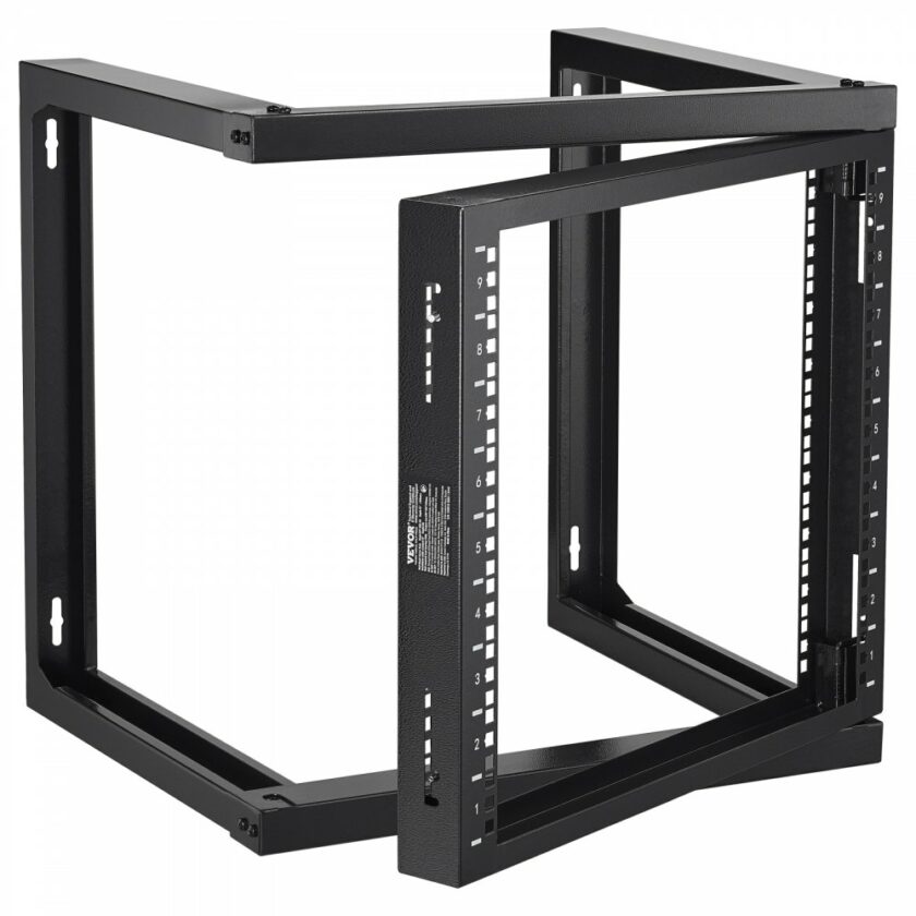 Open Front Racks 9U Server Rack Wandmontage 68,04kg Open Frame Netzwerk-Rack ...