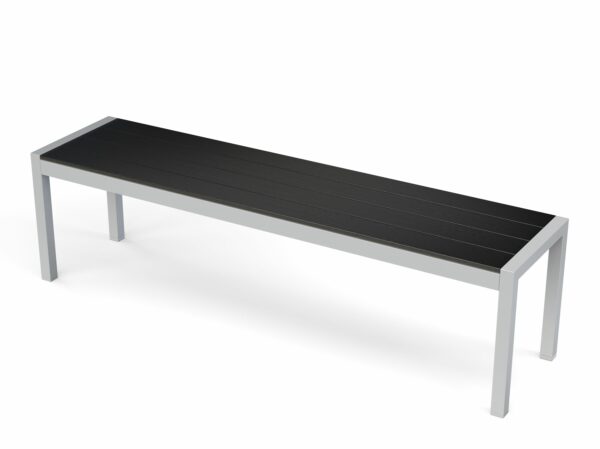 Gartenbank ZILO 165 cm anthrazit – Bild 3