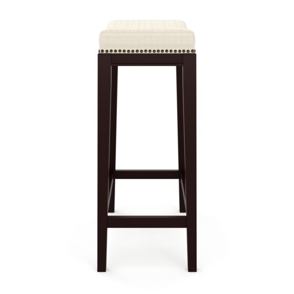 Barhocker ALONSO beige/dunkelbraun – Bild 4