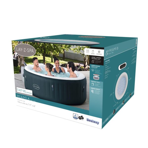 Bestway Whirlpool Lay-Z-Spa MIAMI 6 Personen – Bild 9