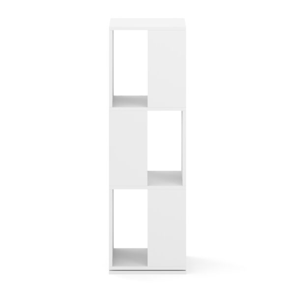 Bücherregal Drehregal JOAN mit 3 Fächer 34 x 109 cm weiss – Bild 5