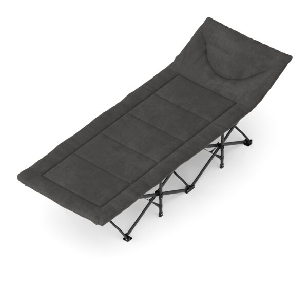 Campingbett klappbar GERB 190 x 71 x 35 cm grau – Bild 3