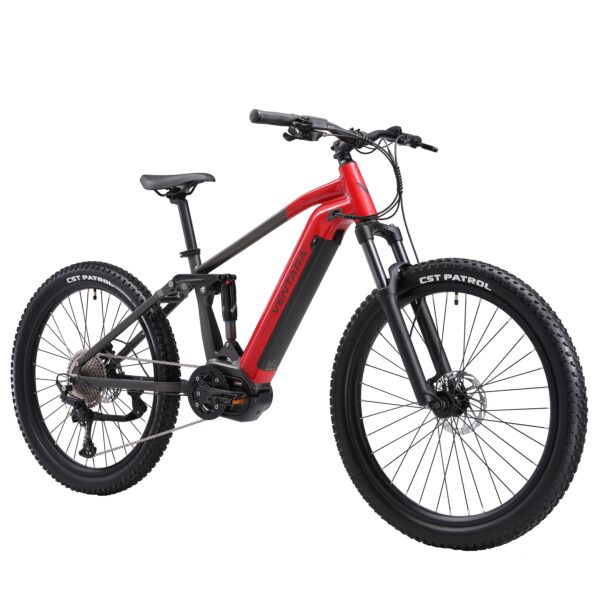 E-Bike Fully Mountainbike 27.5" ROCA S/M rot – Bild 2