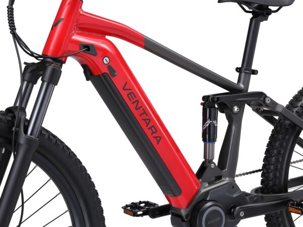 E-Bike Fully Mountainbike 27.5" ROCA S/M rot – Bild 5