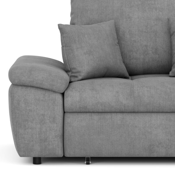 Ecksofa mit Schlaffunktion BRYNN rechts grau – Bild 9