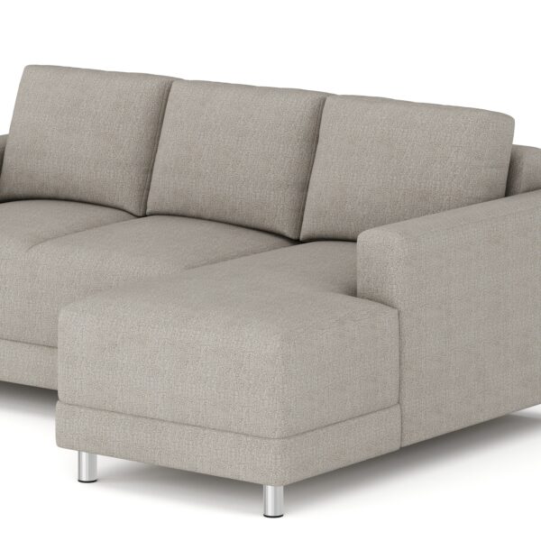 Ecksofa ERIN rechts grau/beige – Bild 6