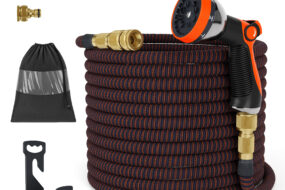 Flexi SUPER Premium Gartenschlauch 30 m schwarz/orange