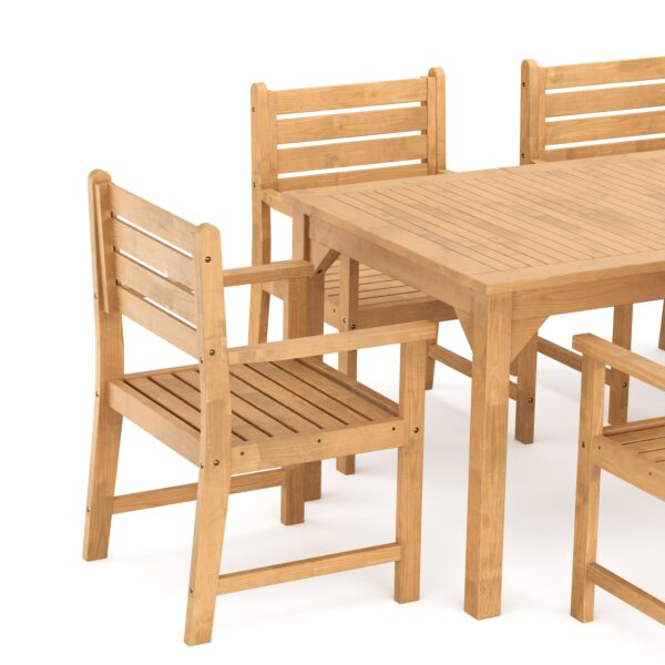 Gartenmöbel Set Holz MONICA 7-teilig – Bild 8