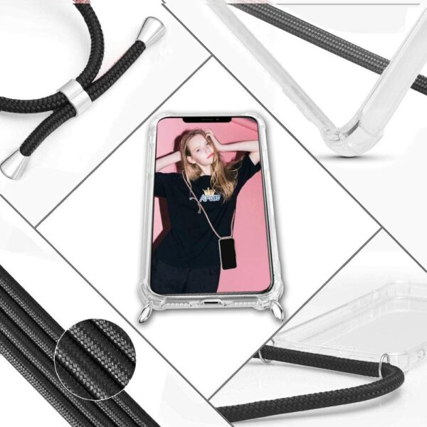 Handyhülle mit Band iPhone 14 Pro transparent – Bild 7