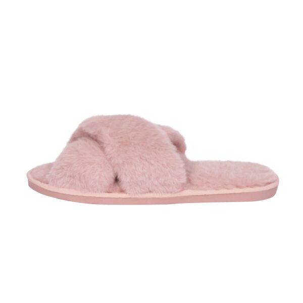 Hausschuhe aus Plüsch Grösse 38-39 rosa – Bild 2