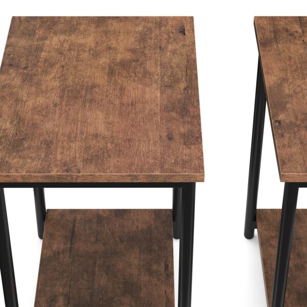 Nachttisch Vintage BONITA 39 x 50 cm 2er Set – Bild 5