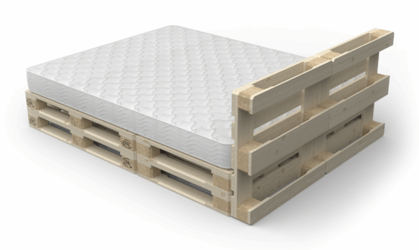 Palettenbett 160 x 200 cm Komplett-Set – Bild 3
