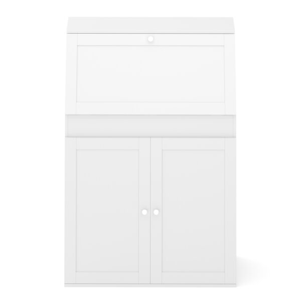 Schreibtisch Sekretär weiss NAIROBI 82 x 117 cm – Bild 4