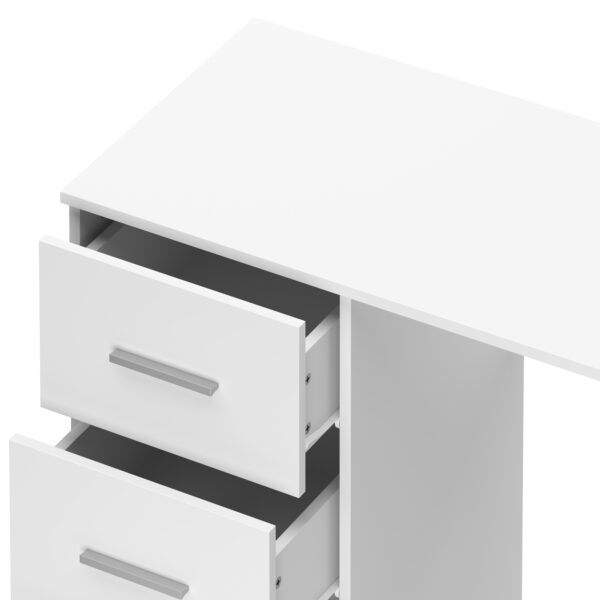 Schreibtisch VEGA 110 x 50 cm weiss – Bild 8