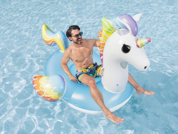 Schwimmtier Supersized Unicorn 233 x 156 x 136 cm – Bild 7