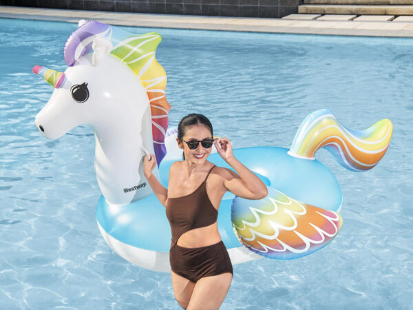 Schwimmtier Supersized Unicorn 233 x 156 x 136 cm – Bild 8