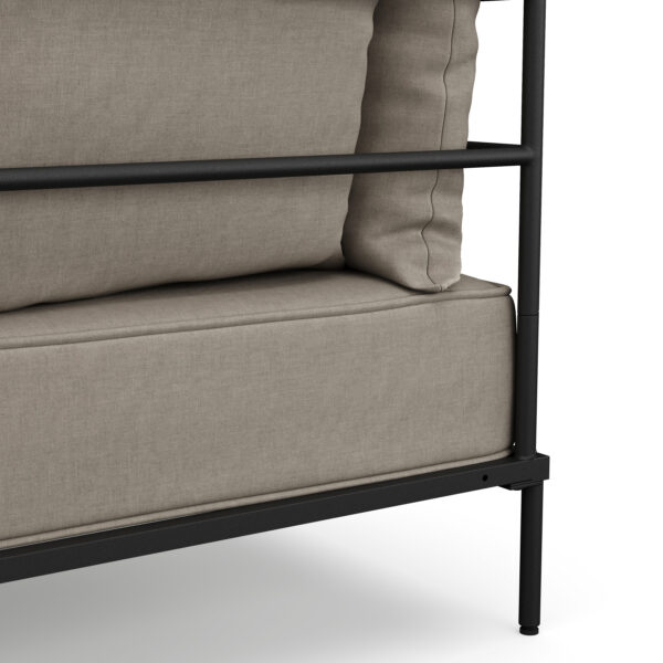 Sofa ETHAN 2-Sitzer greige – Bild 8