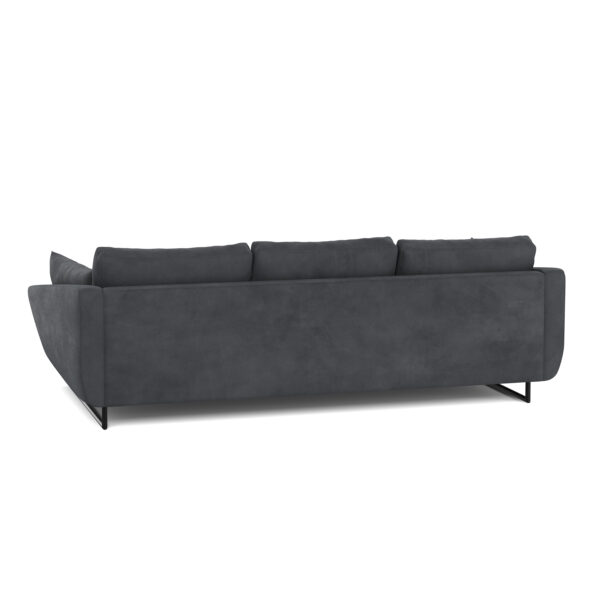 Sofa Samt DIYA anthrazit – Bild 5
