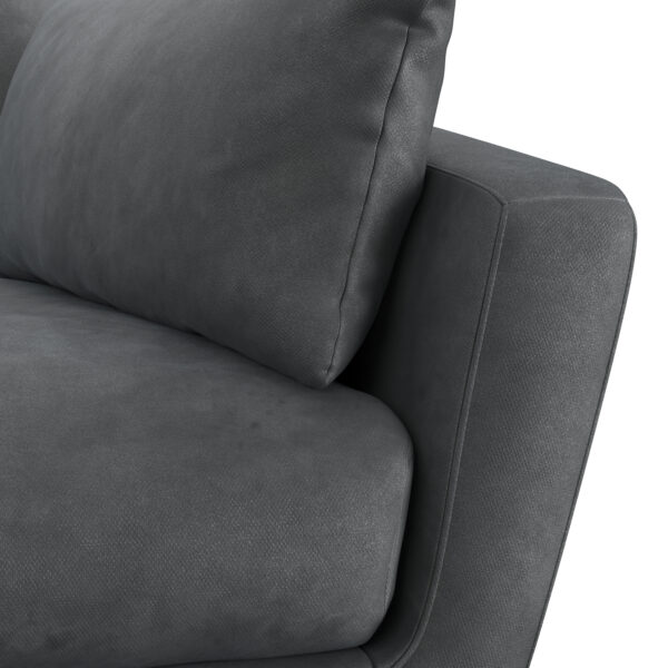 Sofa Samt DIYA anthrazit – Bild 6