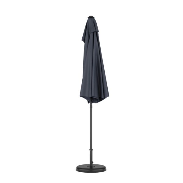 Sonnenschirm halbrund 260 cm anthrazit – Bild 2