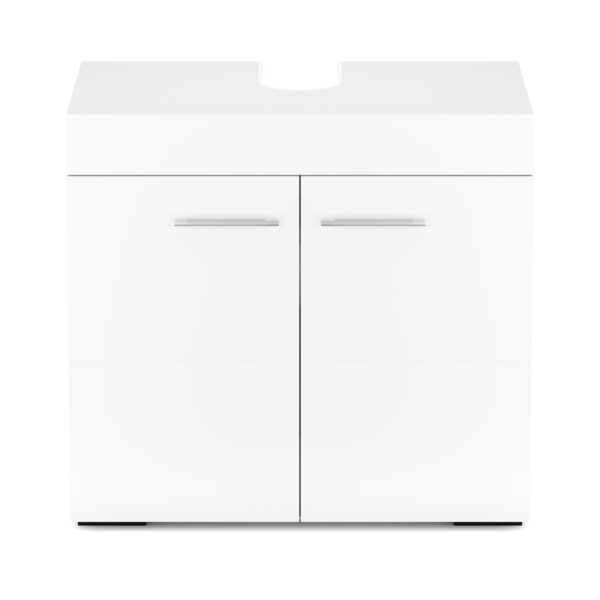 Waschbeckenunterschrank SIMONA 60 x 34 x 56 cm weiss – Bild 2